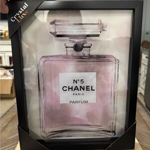 CHANEL No. 5 Pink and Black Perfume Art